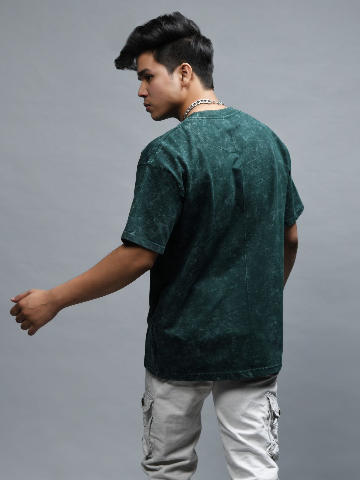 Basic Acid Washed(BOTTLE GREEN)