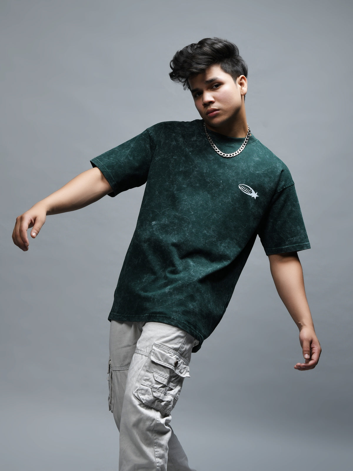 Basic Acid Washed(BOTTLE GREEN)
