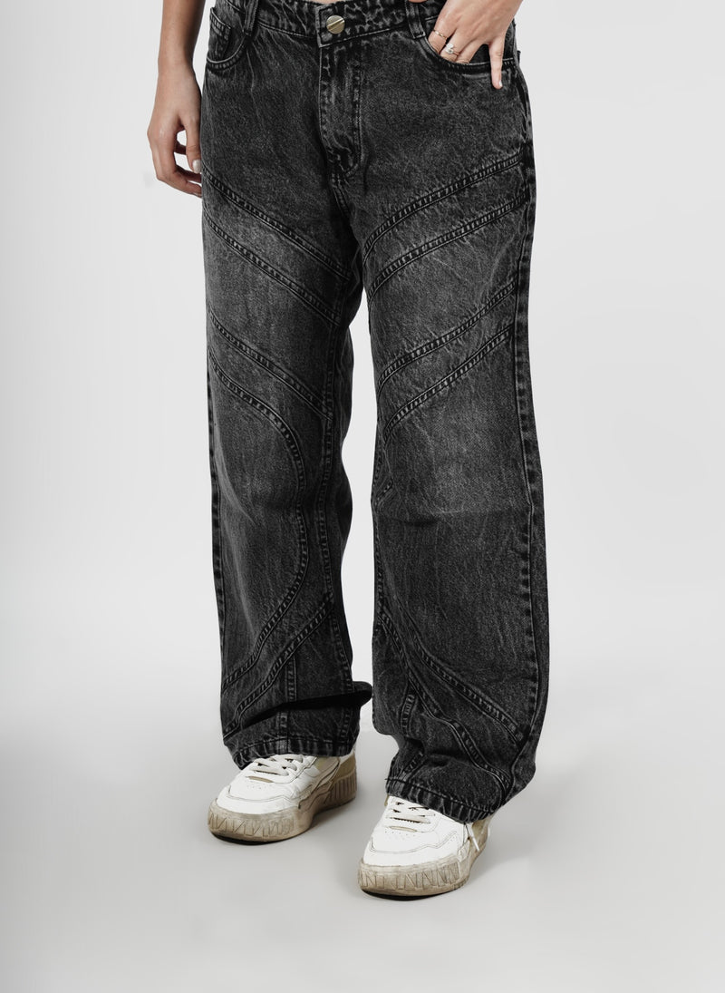 STONE WASHED UNISEX DENIMS Alternate
