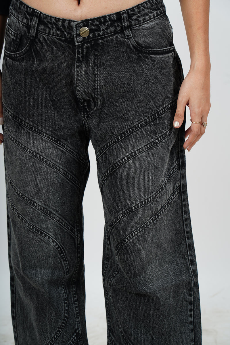STONE WASHED UNISEX DENIMS