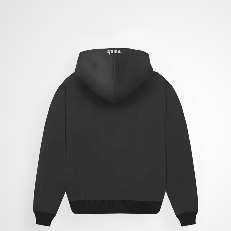 THE WORLD NEEDS YOU BLACK OVERSIZED HOODIE Alternate