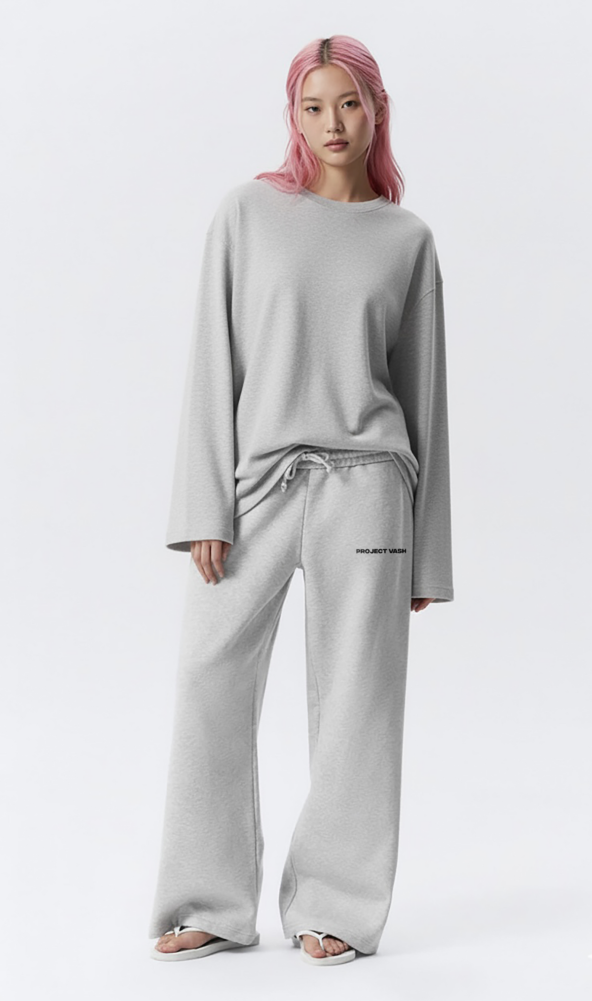 Unisex Grey Baggy Bottoms