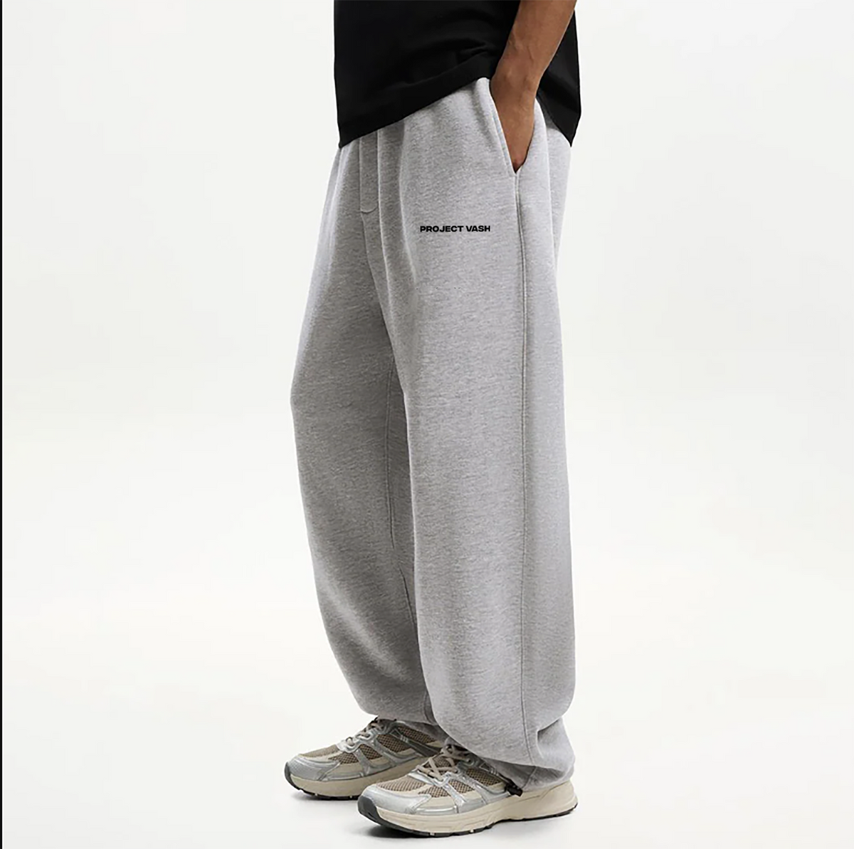 Unisex Grey Baggy Bottoms
